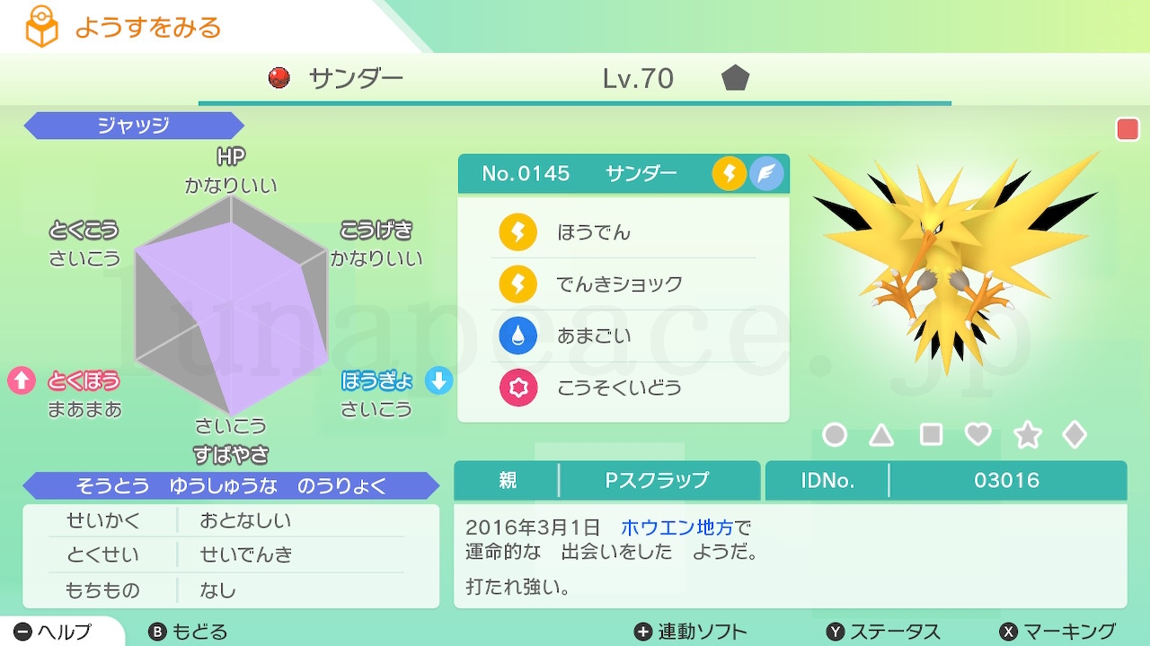 No.0145 サンダー（親 Pスクラップ:03016）